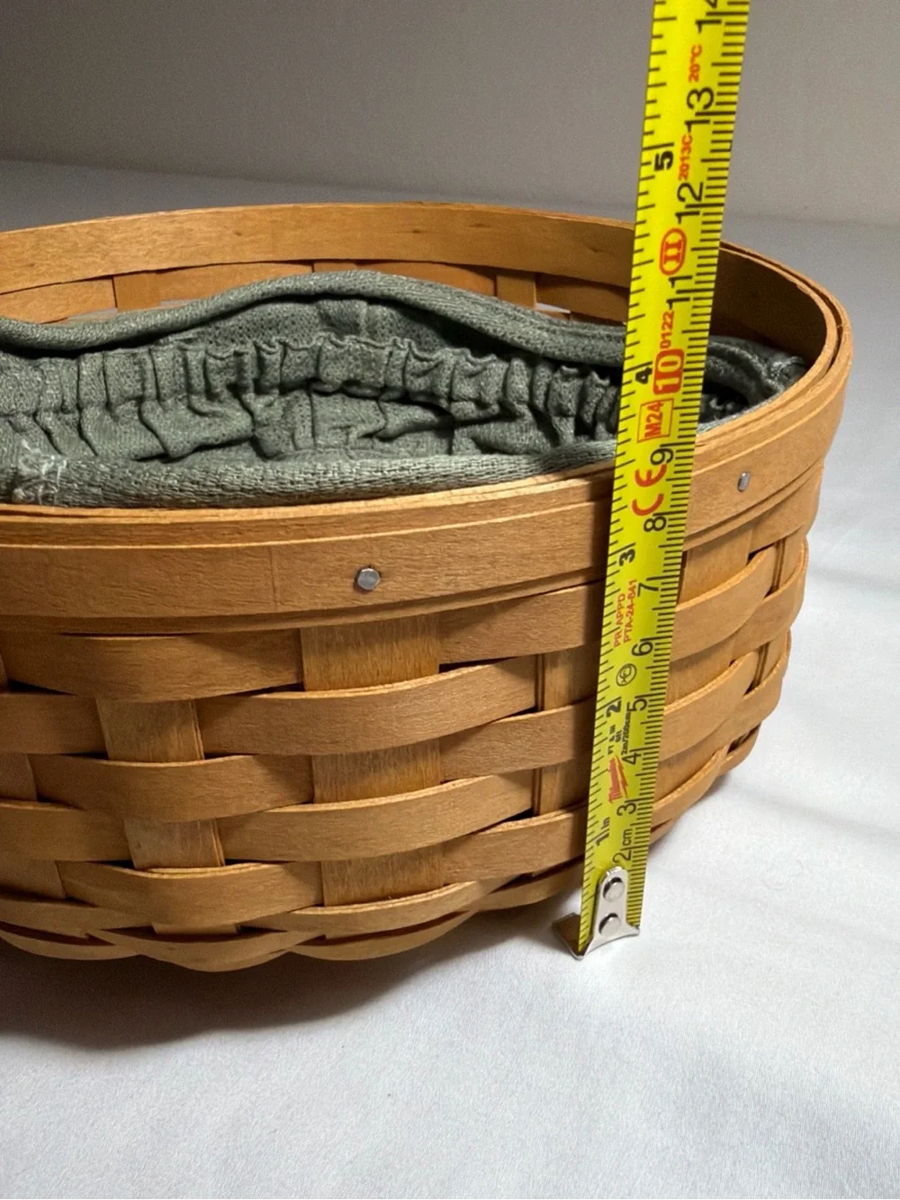Longaberger 2007 Round Keeping Basket 9